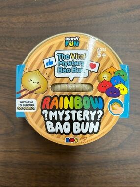 New Crazy Fun Rainbow Mystery Bao Bun - The Viral Mystery Bao Bun